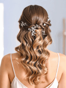 Peinado navidad ondas